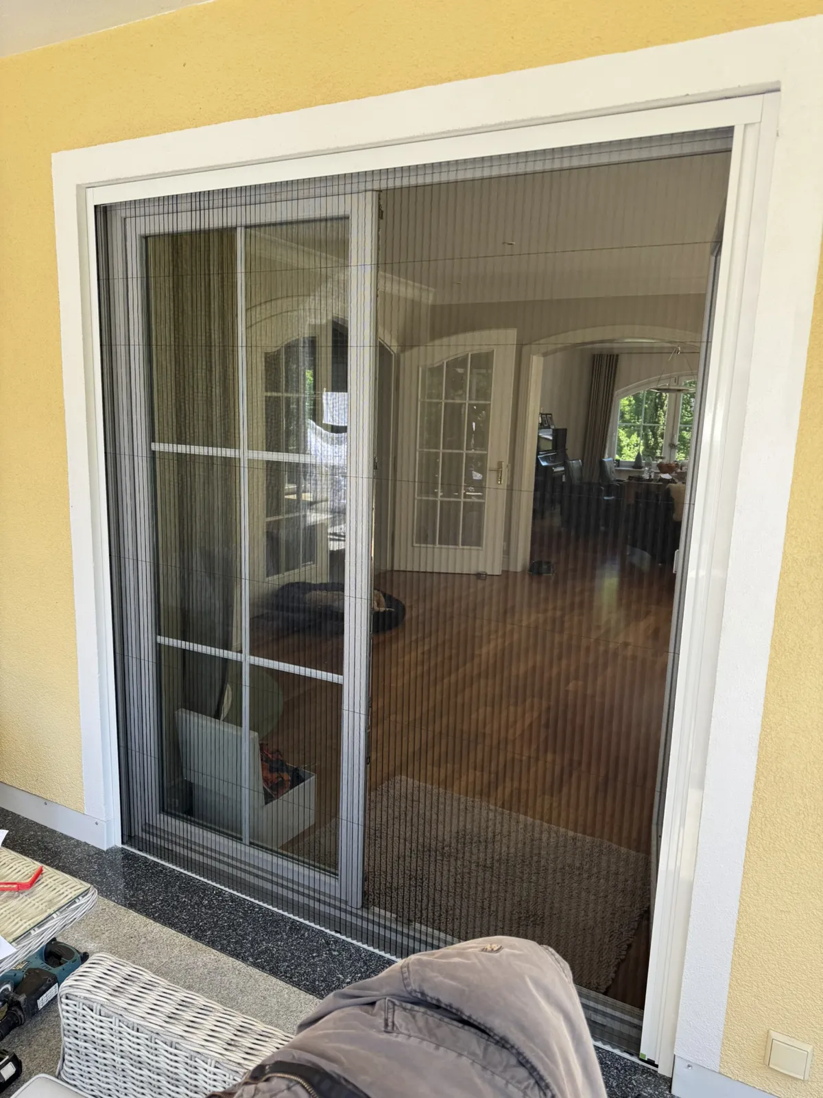 Insektenschutz Plissee für Terrassentür